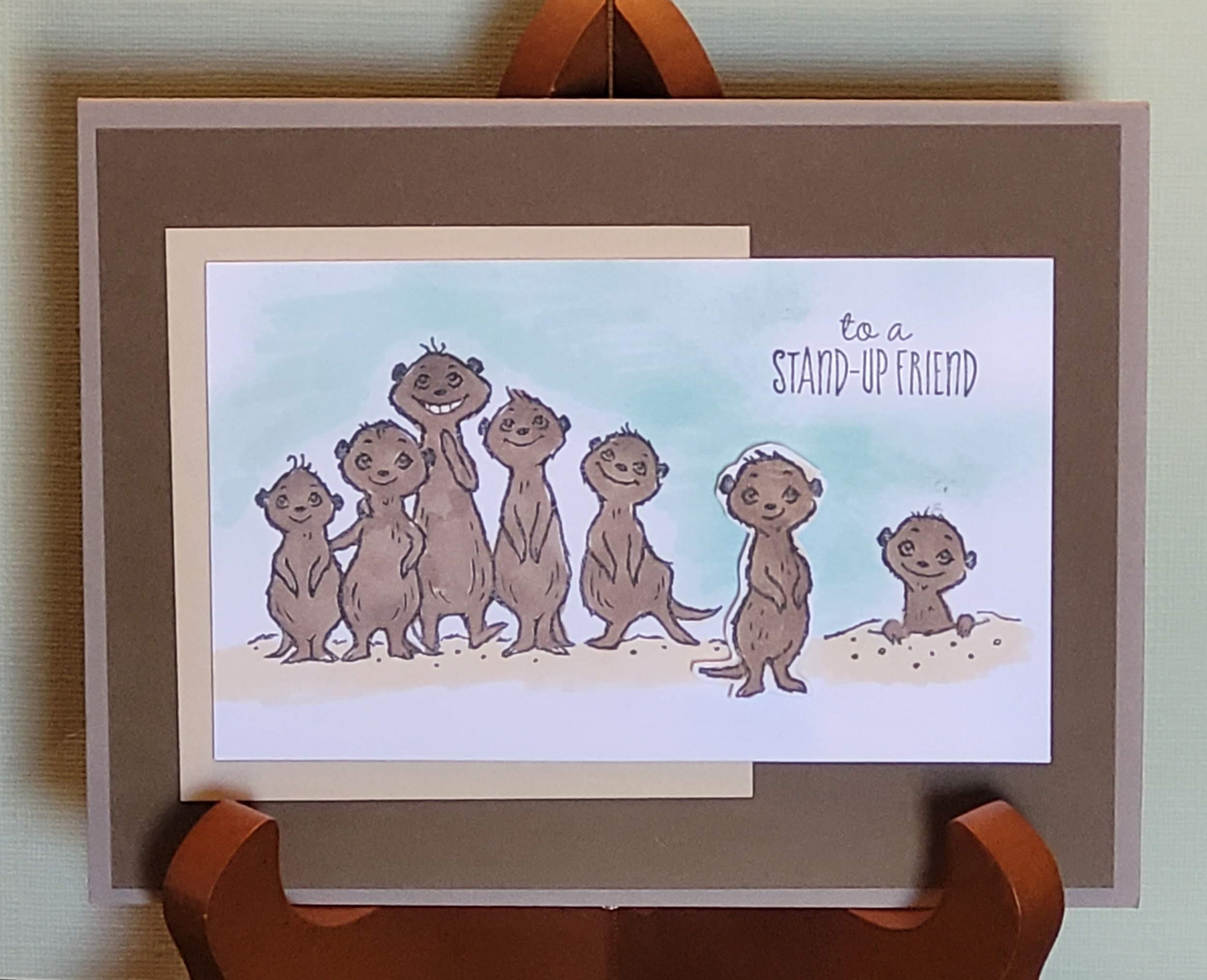 Misc-To a stand-up friend