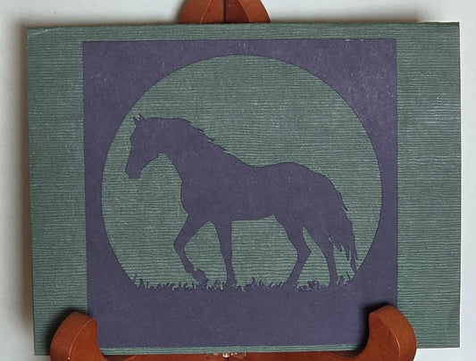 Blank-horse
