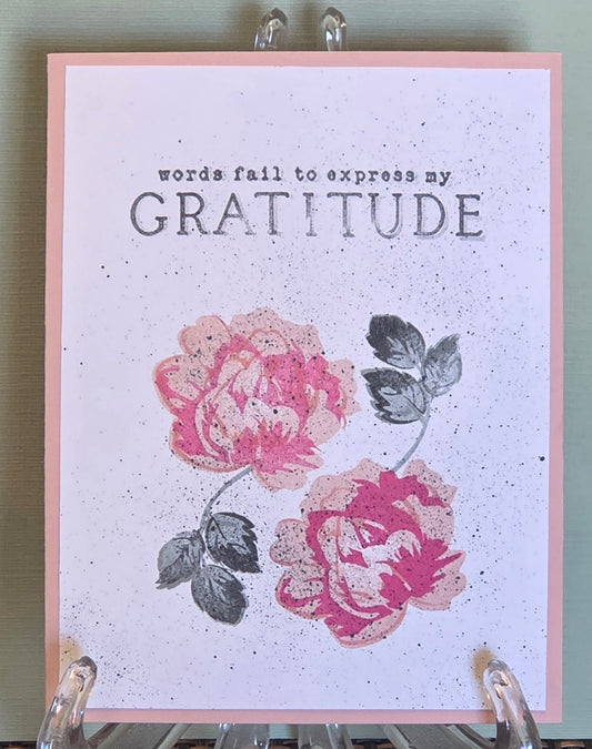 Thank you- where it's Vale to express my gratitude.