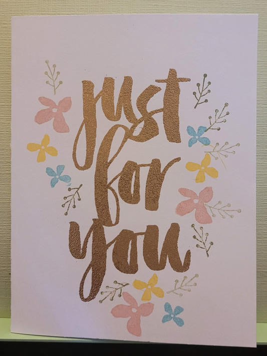 Just for You