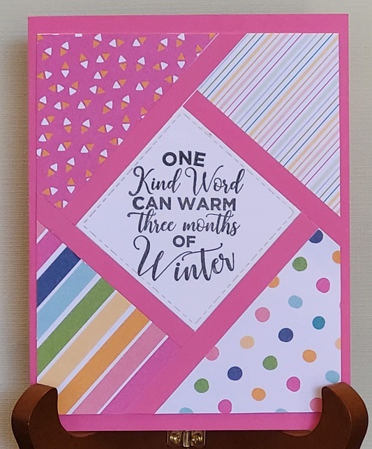 Misc-One Kind Word can warm three months of Winter